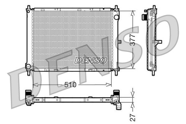 DENSO DRM46003 Radiator, engine cooling