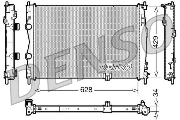DENSO DRM46017 Radiator, engine cooling