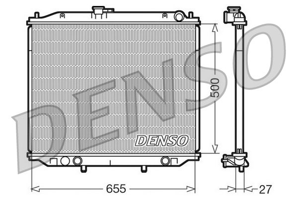 DENSO DRM46020 Radiator, engine cooling