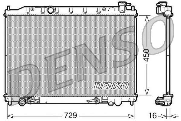 DENSO DRM46030 Radiator, engine cooling