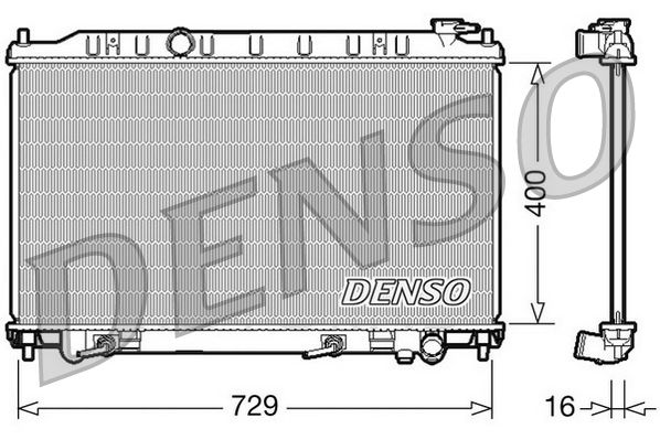 DENSO DRM46033 Radiator, engine cooling