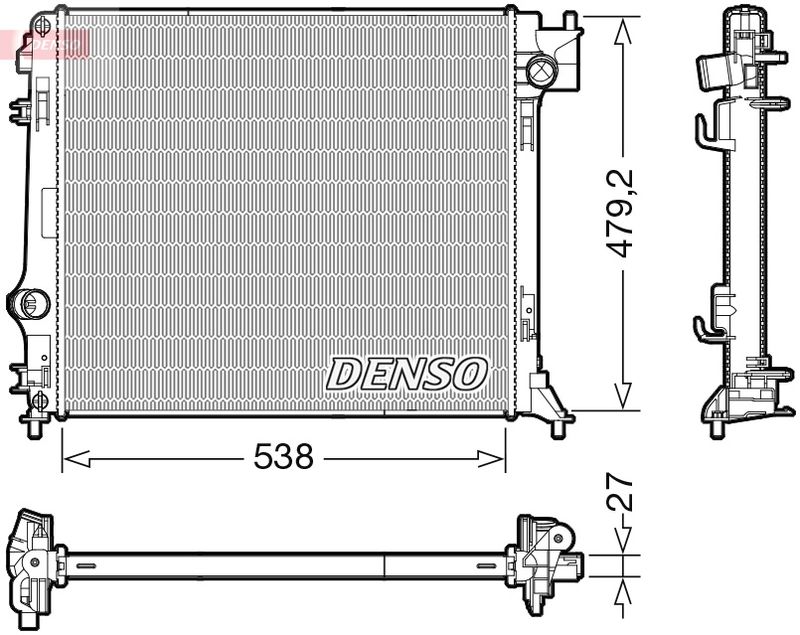 DENSO DRM46064 Radiator, engine cooling