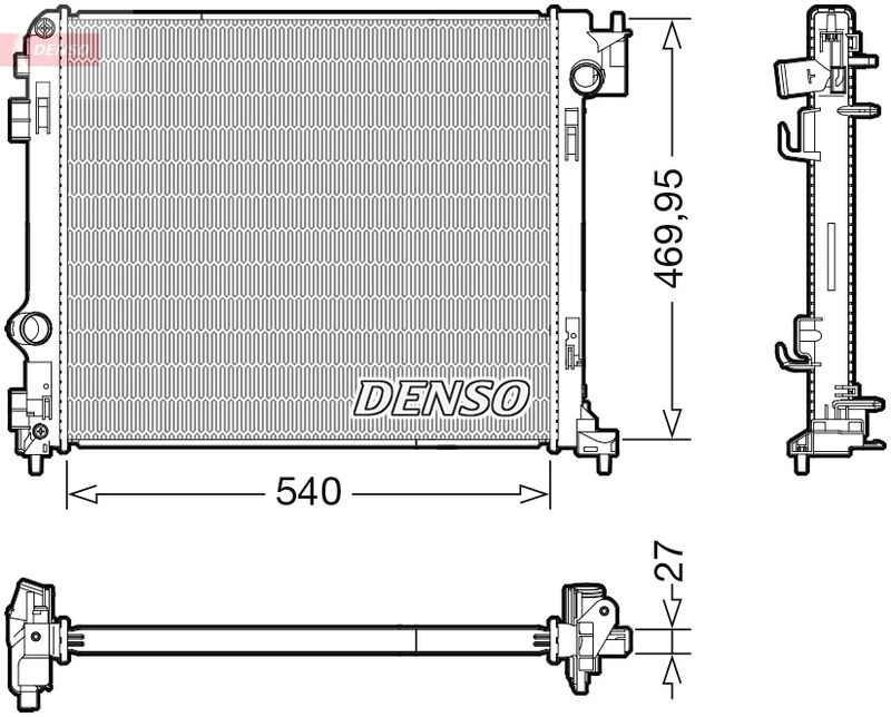 DENSO DRM46065 Radiator, engine cooling
