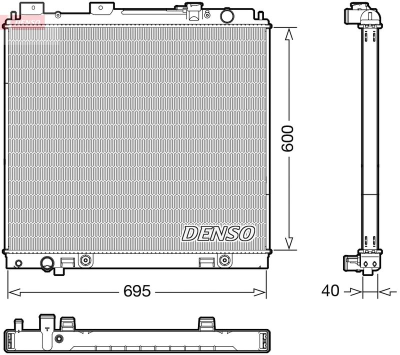 DENSO DRM46068 Radiator, engine cooling