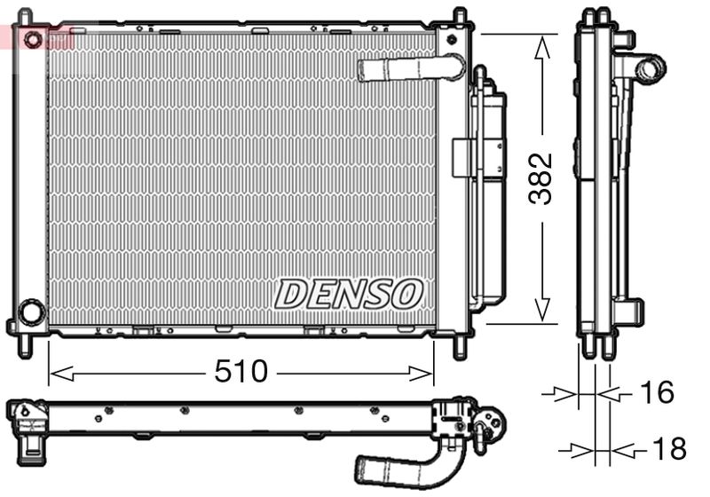 DENSO DRM46101 Cooling Module