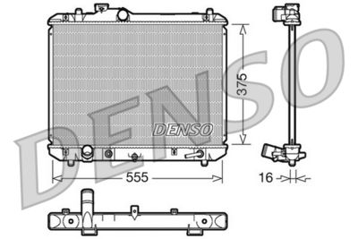 Radiator, engine cooling DENSO DRM47007