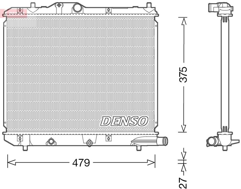DENSO DRM47013 Radiator, engine cooling