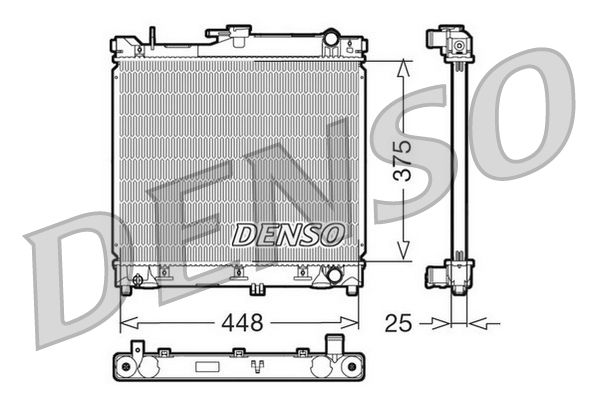 DENSO DRM47014 Radiator, engine cooling