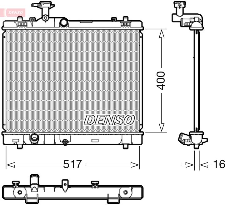 DENSO DRM47032 Radiator, engine cooling