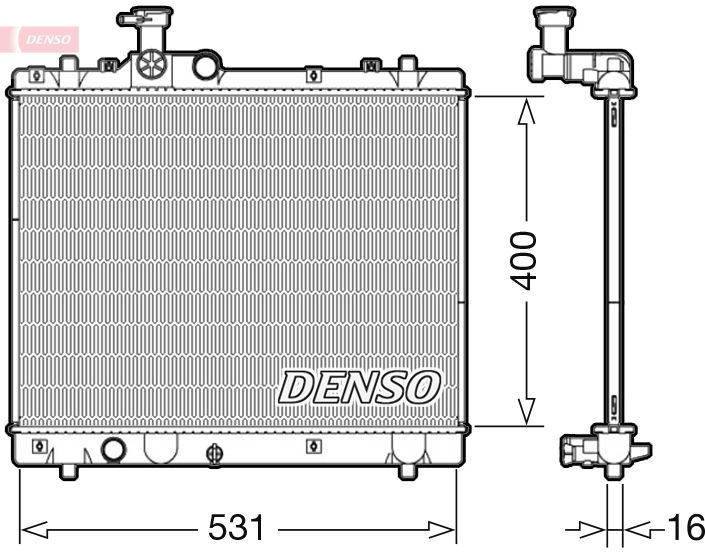 DENSO DRM47034 Radiator, engine cooling