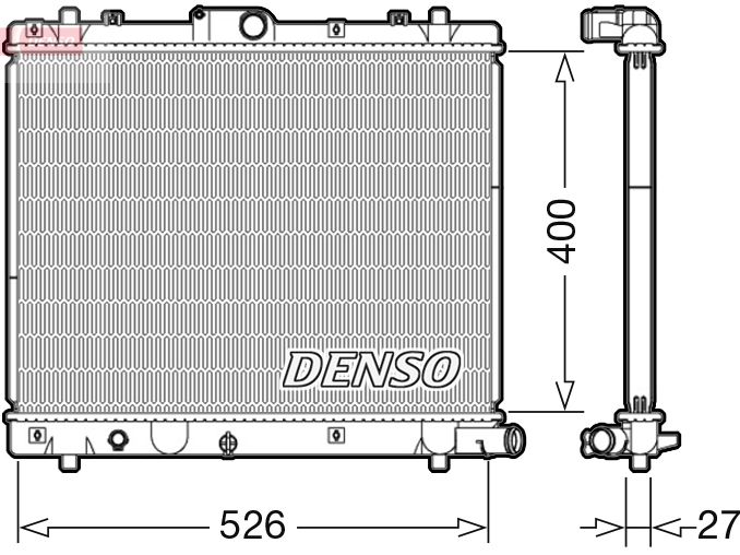 DENSO DRM47036 Radiator, engine cooling