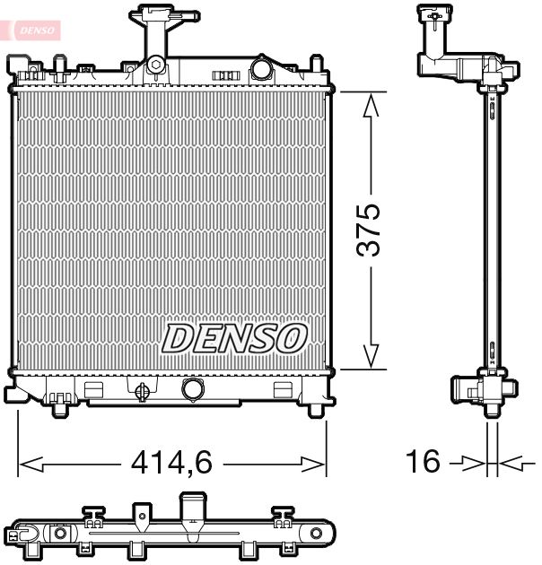 DENSO DRM47040 Radiator, engine cooling