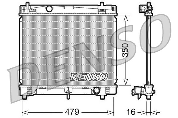 DENSO DRM50008 Radiator, engine cooling