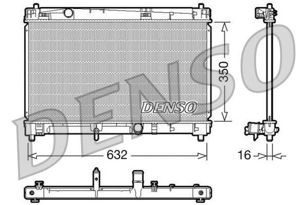 DENSO DRM50009 Radiator, engine cooling