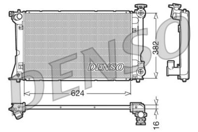 Radiator, engine cooling DENSO DRM50018