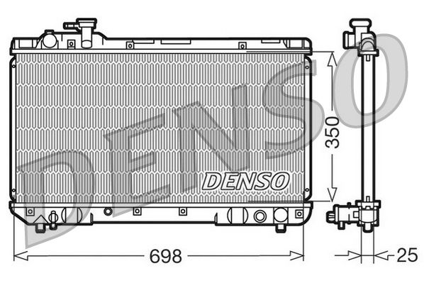DENSO DRM50020 Radiator, engine cooling