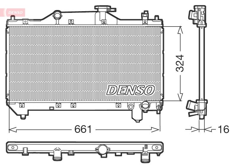 DENSO DRM50031 Radiator, engine cooling