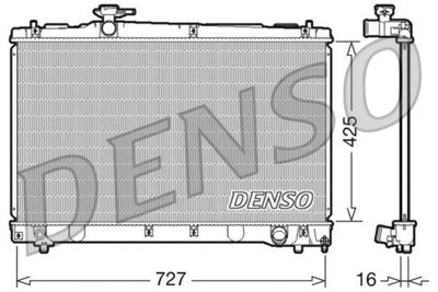 Radiator, engine cooling DENSO DRM50034