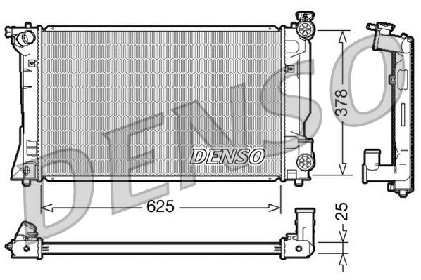 DENSO DRM50035 Radiator, engine cooling