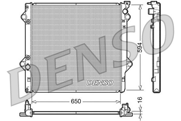 DENSO DRM50036 Radiator, engine cooling