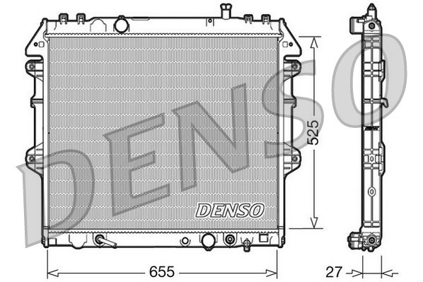 DENSO DRM50045 Radiator, engine cooling