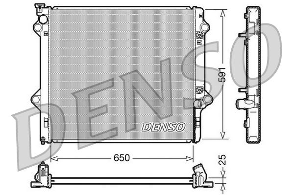 DENSO DRM50046 Radiator, engine cooling