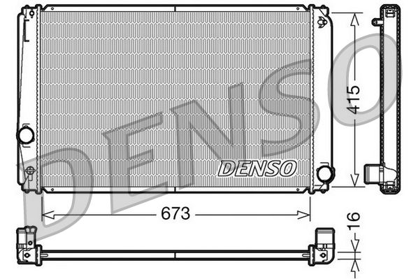 DENSO DRM50051 Radiator, engine cooling