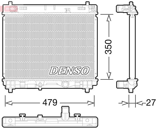 DENSO DRM50058 Radiator, engine cooling