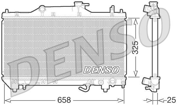 DENSO DRM50067 Radiator, engine cooling
