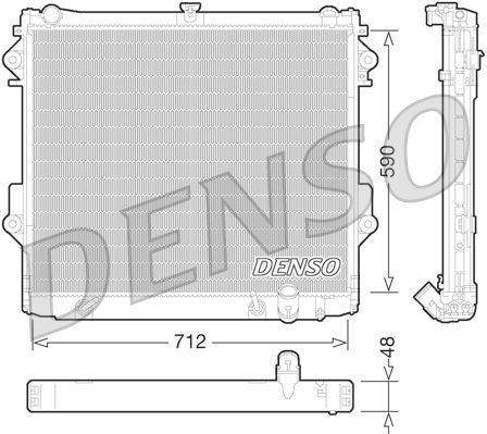 DENSO DRM50074 Radiator, engine cooling