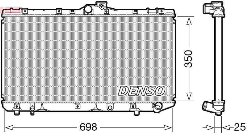 DENSO DRM50079 Radiator, engine cooling