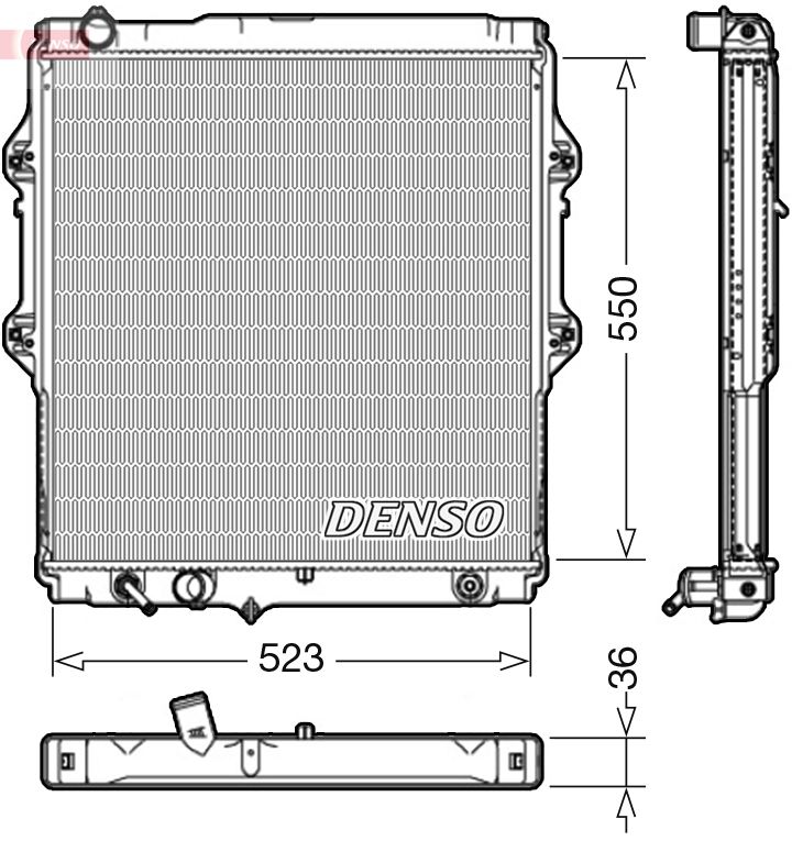 DENSO DRM50084 Radiator, engine cooling