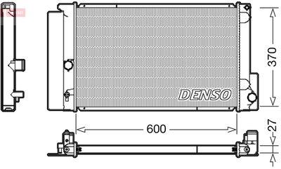 Radiator, engine cooling DENSO DRM50087