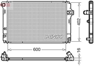 Radiator, engine cooling DENSO DRM50089