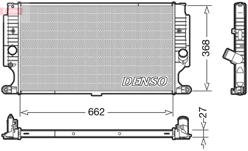 DENSO DRM50090 Radiator, engine cooling
