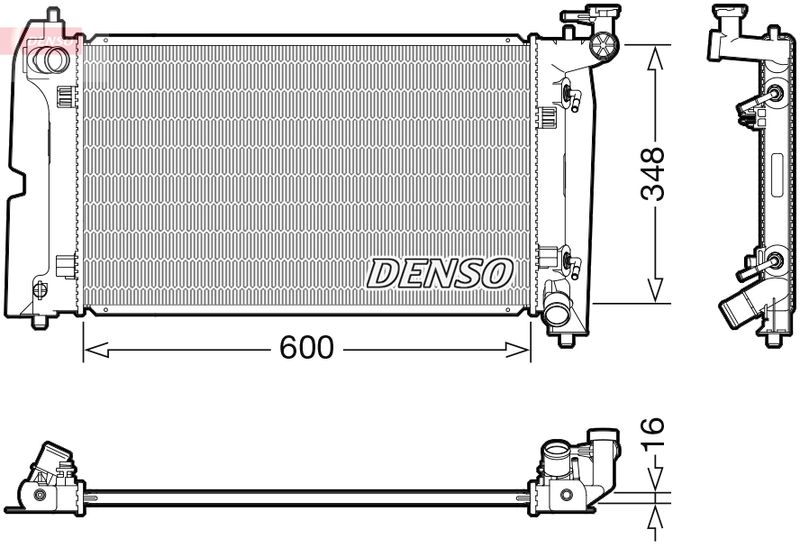 DENSO DRM50111 Radiator, engine cooling