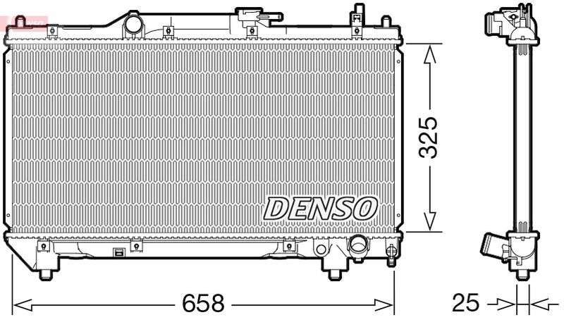 DENSO DRM50115 Radiator, engine cooling