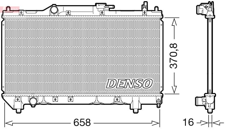 DENSO DRM50117 Radiator, engine cooling