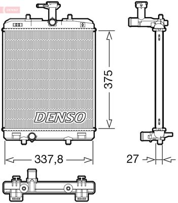 Radiator, engine cooling DENSO DRM50134