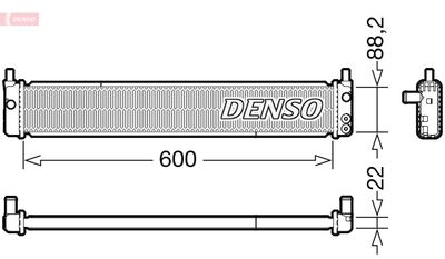 Radiator, engine cooling DENSO DRM50135