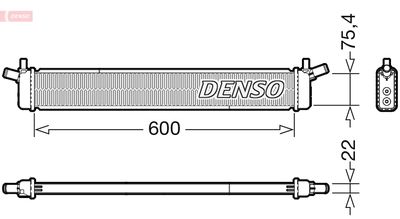 Radiator, engine cooling DENSO DRM50136