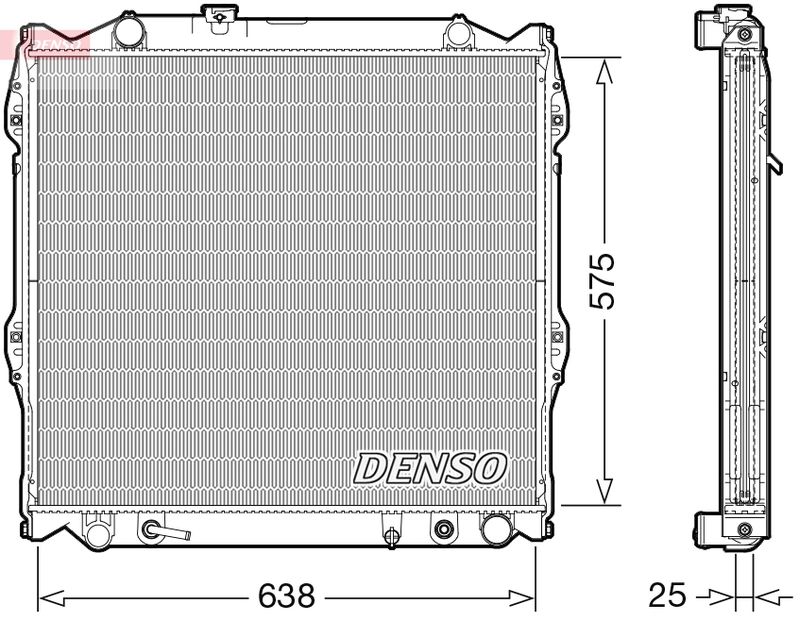 DENSO DRM50138 Radiator, engine cooling