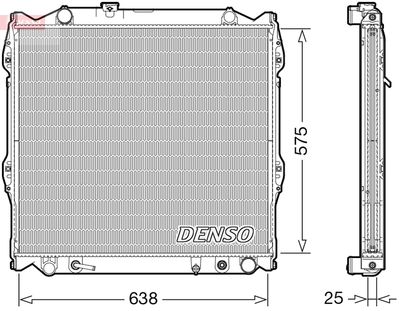 Radiator, engine cooling DENSO DRM50138