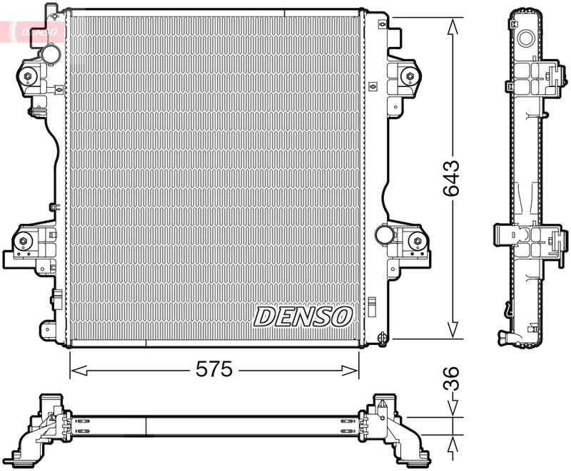 DENSO DRM50140 Radiator, engine cooling