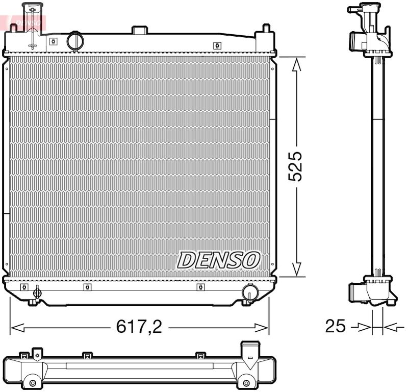 DENSO DRM50141 Radiator, engine cooling