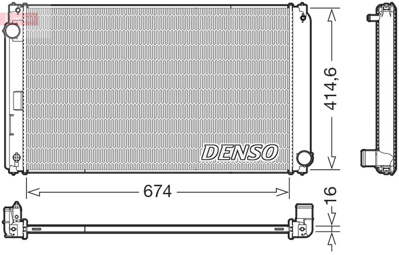 DENSO DRM50149 Radiator, engine cooling