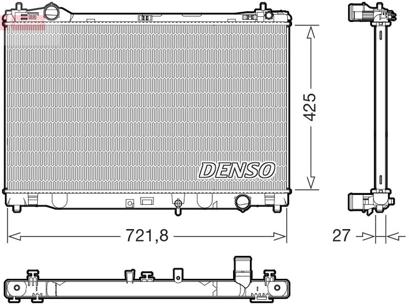 DENSO DRM50153 Radiator, engine cooling