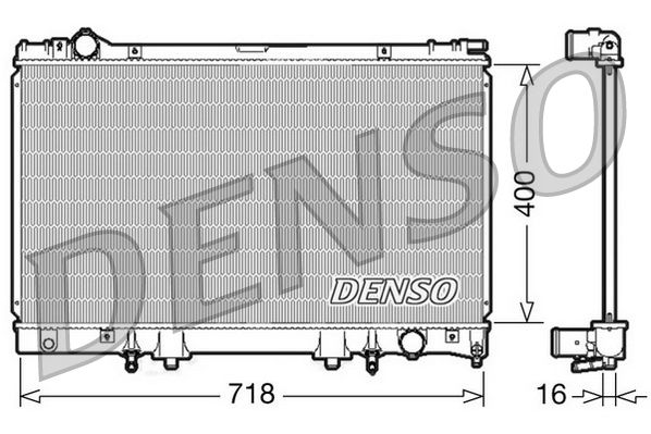 DENSO DRM51002 Radiator, engine cooling