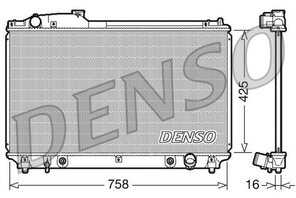 DENSO DRM51003 Radiator, engine cooling