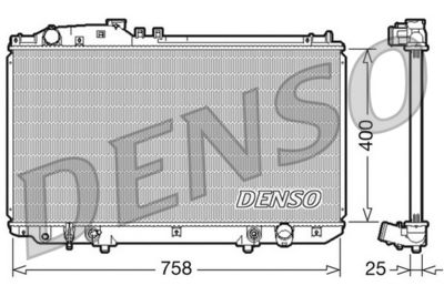 Radiator, engine cooling DENSO DRM51006